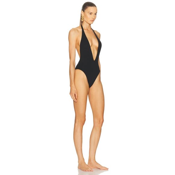 TOM FORD Lustrous Swimsuit in Black - Picture 2 of 8
